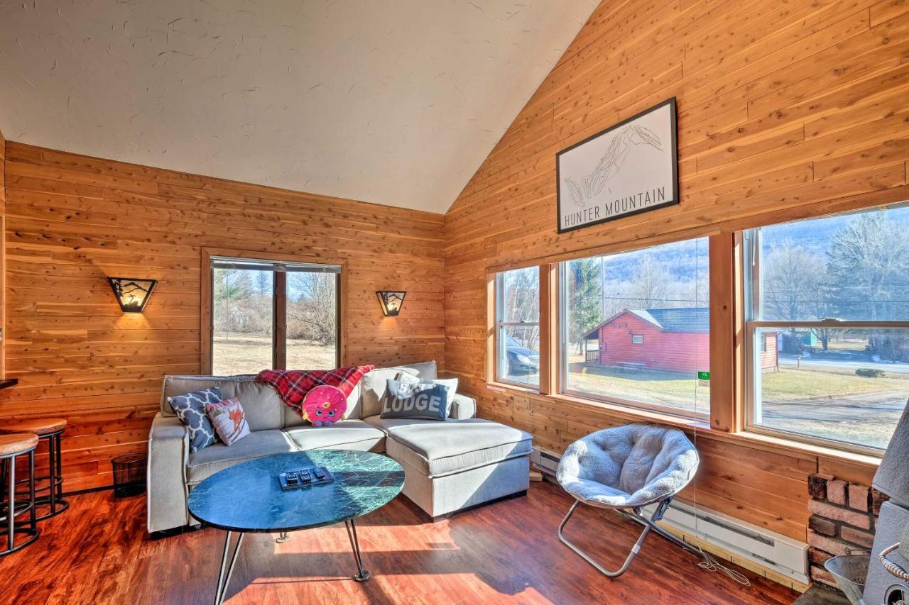 Modern Hunter Mountain Home 1 Mile From Resort! Экстерьер фото